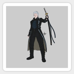 Vergil - The Alpha and Omega v2 Sticker